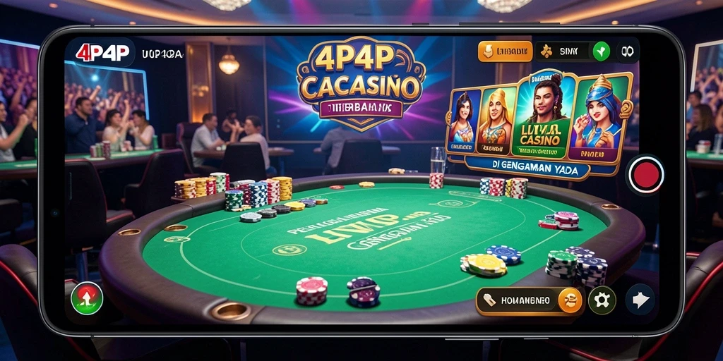 Tampilan terperinci gameplay menarik di 4P4P Live Casino.