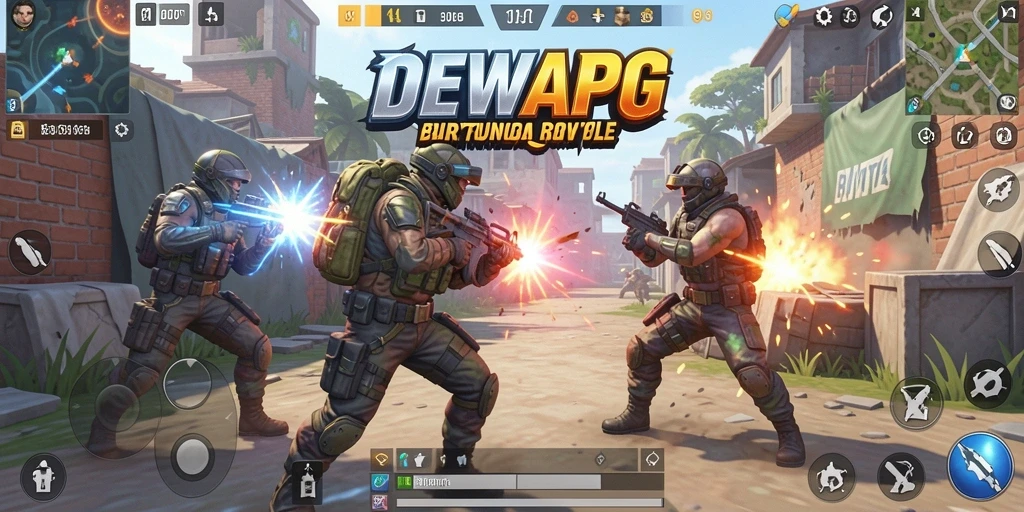 Gameplay seru dan menegangkan dari DEWAPG saat bertarung.