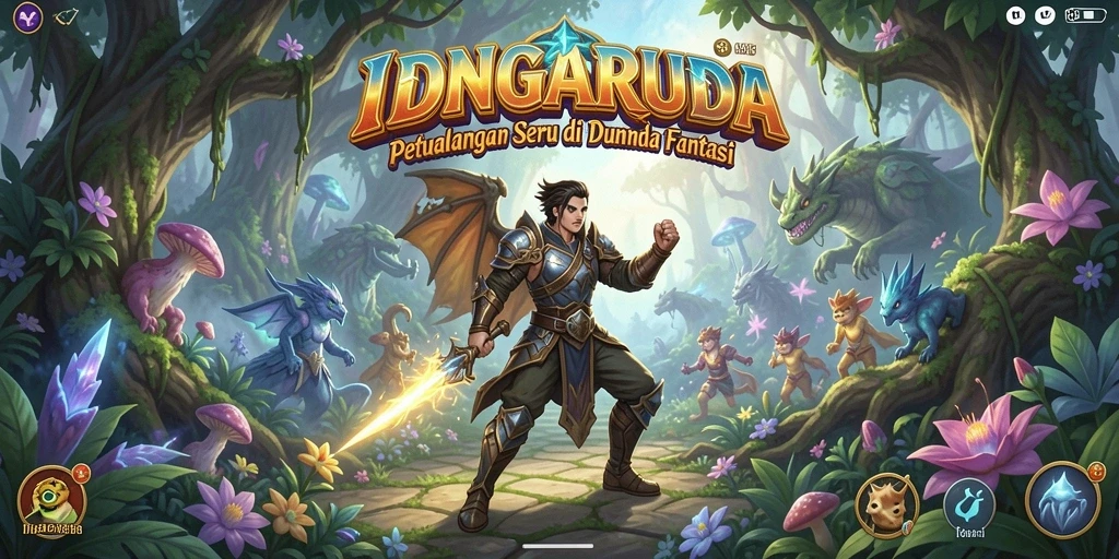 Tampilan gameplay <strong>IDNGARUDA</strong> yang menarik dan mendebarkan.