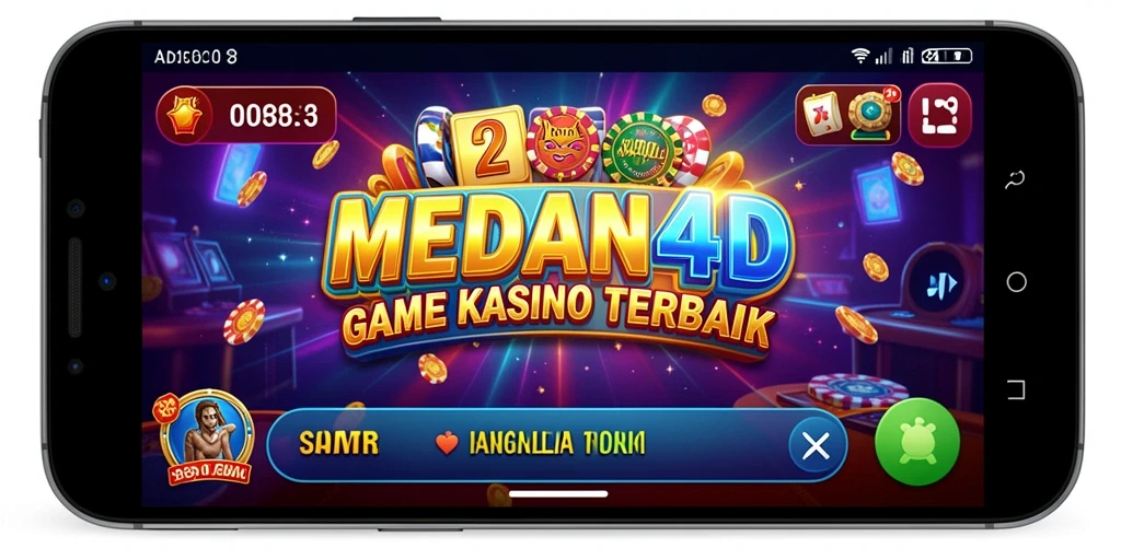 Screenshot gameplay MEDAN4D yang menarik dan penuh warna.
