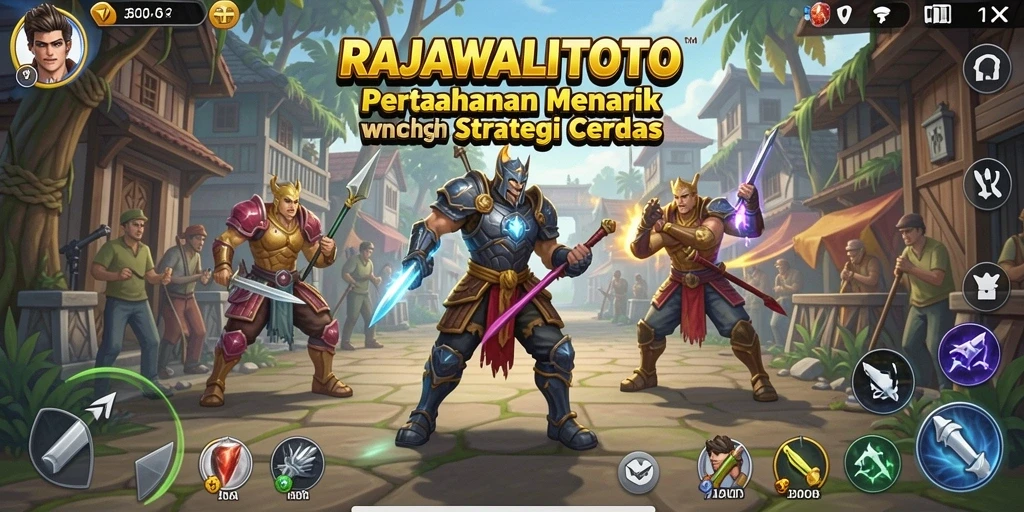 Tampilan menarik gameplay RAJAWALITOTO dengan tower yang berfungsi.