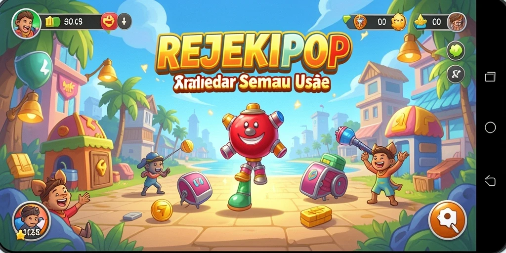 Screenshot utama <strong>REJEKIPOP</strong> menampilkan aksi gameplay yang mengasyikkan.